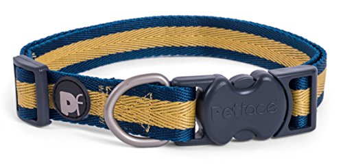 Petface Hundehalsband mit Streifenmuster, Größe XS von Petface