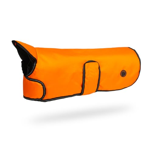 Petface Outdoor Paws 2-in-1-Hundemantel, Orange, 60 cm, 1 Stück von Petface