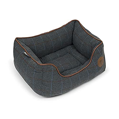 Petface Twilight Tweed-Bett, quadratisch, groß von Petface