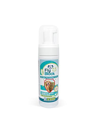 PETFORMANCE BENESSERE PER CANI E GATTI Trockenes Shampoo, schützt das Manto, desinfiziert und Macht das Fell glänzend und weich, transparent, neutral mit ätherischen Ölen, 250 ml, 150 Milliliter von Petformance