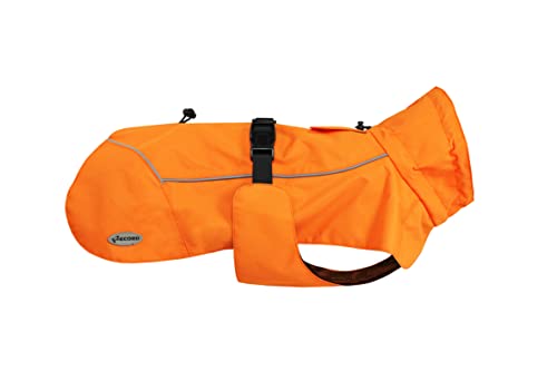 Record Makalu Technischer Hundemantel XXS 25 cm wasserdicht winddicht reflektierend orange von Petgnam