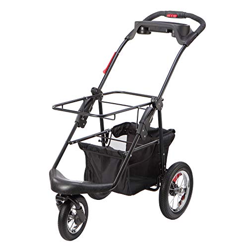 PETIQUE Haustier-Kinderwagen, schwarz, Einheitsgröße, Modell: PC02040103 nur Rahmen von Petique