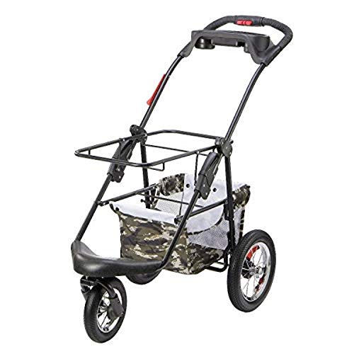 PETIQUE Pet Stroller, Army Camo, One Size von Petique