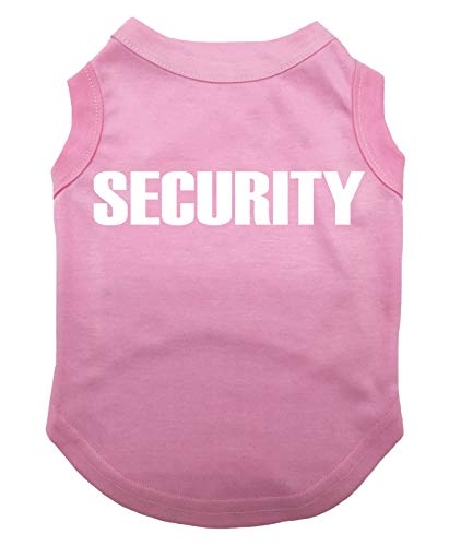 Petitebella Security Guard Hunde-Shirt, Größe XXXL, Rosa von Petitebella