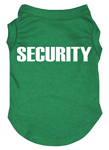 Petitebella Security Guard Hunde-Shirt für Welpen, Hellgrün, Größe XS von Petitebella