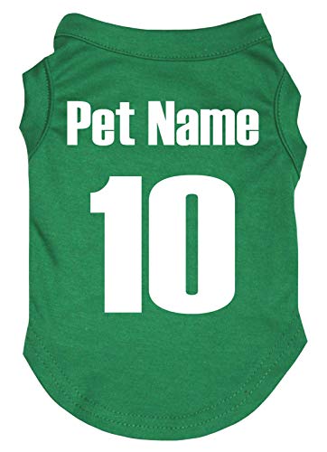 Petitebelle Personalisieren Nationales Thema Hundewelpen-Shirt (Irland, X-Small) von Petitebelle