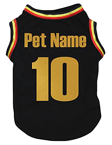 Petitebelle Personalisieren Nationales Thema Hundewelpen-Shirt (Belgien-1, XX-Large) von Petitebelle