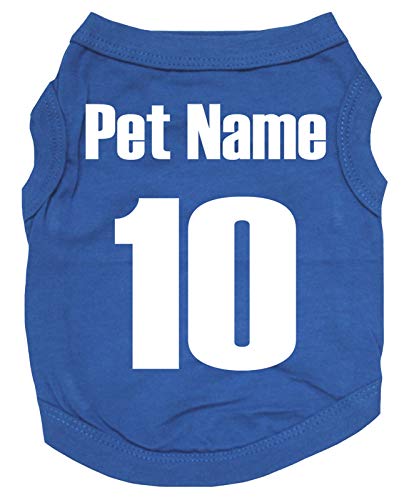 Petitebelle Personalisieren Nationales Thema Hundewelpen-Shirt (Italien, XX-Large) von Petitebelle