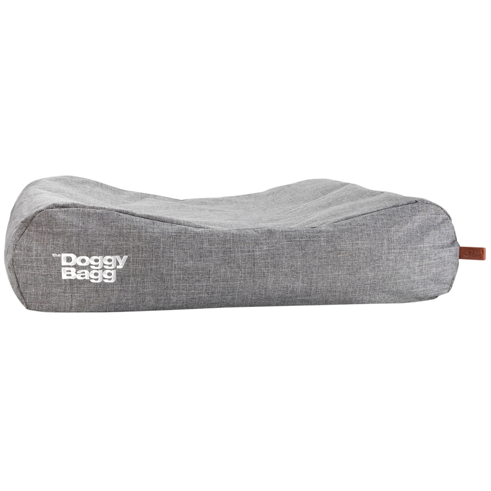 Pet Joy. Hundekissen Doggy Bagg Strong light grey, Gr. M, Maße: ca. 90 x 60 cm von Petjoy