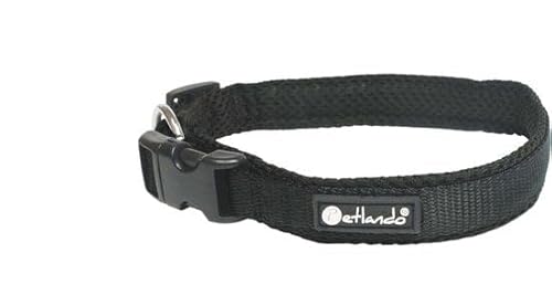 Hundehalsband Petlando Mesh Collar XXL Schwarz 60-65cm von Petlando