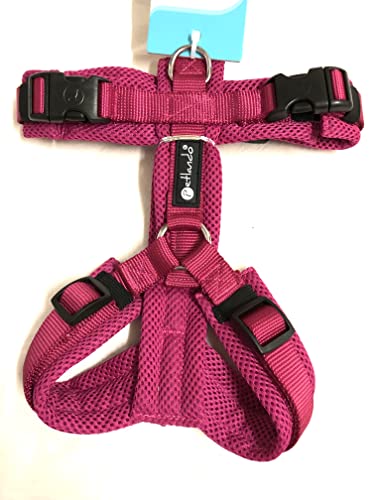 Petlando Brustgeschirr Mesh Y-Comfort Fuchsia L (Halsumfang 46-80 cm, Brustumfang 56-82 cm) von Petlando