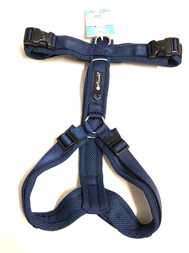 Petlando Brustgeschirr Mesh Y-Comfort Navy XL (Halsumfang 60-108 cm, Brustumfang 68-100 cm) von Petlando