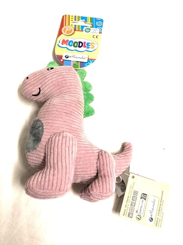 Petlando Hunde-Plüschspielzeug Moodles Dino Dora 15 cm ohne Quietscher von Petlando