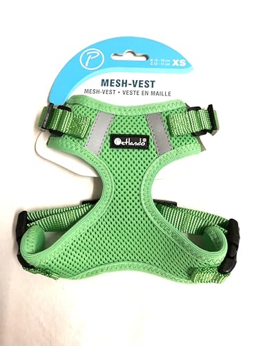 Petlando Hundebrustgeschirr Mesh-Vest XS Apple (Halsumfang 18-26 cm, Brustumfang 32-41 cm) von Petlando