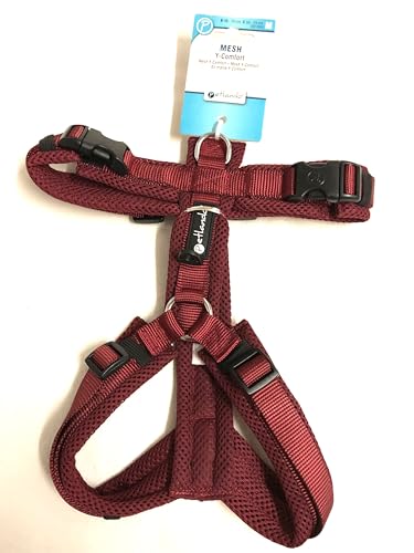 Petlando Hundebrustgeschirr Mesh Y-Comfort Bordeaux M (Halsumfang 46-74 cm, Brustumfang 50-74 cm) von Petlando