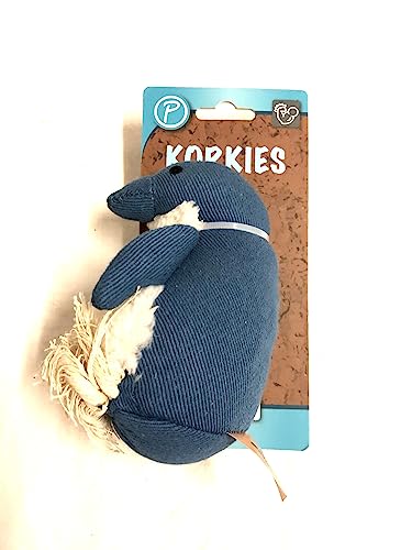 Petlando KORKIES Pinguin blau 14 cm robust o. Quietscher von Petlando