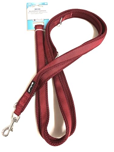 Petlando Mesh Verstellbare Führleine Bordeaux M 2,3 m/25 mm von Petlando