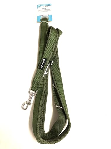 Petlando Mesh Verstellbare Führleine Olive L 2,3 m / 30 mm von Petlando