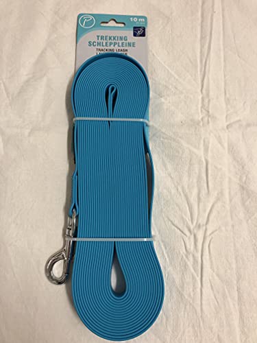 Petlando PVC- Trekking Schleppleine 10 m 20 mm blau von Petlando