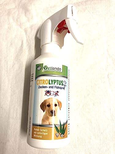 Petlando Vetlando Citrolyptus Zecken- und Flohspray 250 ml von Petlando