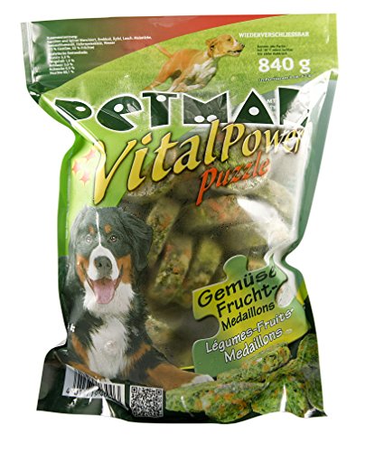 Petman Gemüse-Obst-Paket Energy, 2kg-Paket für die gesunde Ernährung Ihres Hundes, Tiefkühlnahrung von Petman