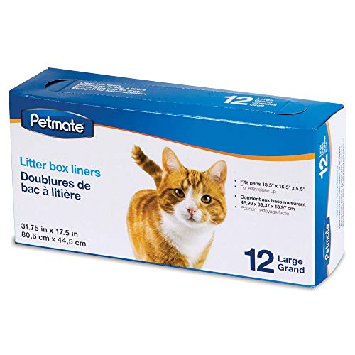 PETMATE Katzenstreu Pan Liners für Katzen, Large von Petmate