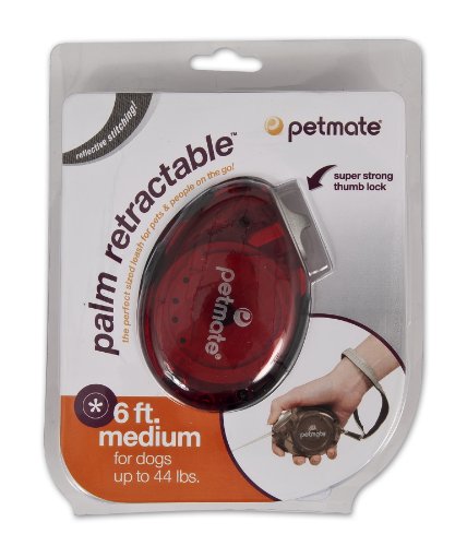 Petmate 10076 Haustier-Leine, einziehbar, groß, transparent von Petmate