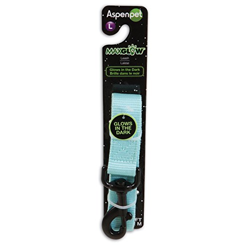 Petmate Glow-In Dark Leash, 1" x 4', Blue von Petmate