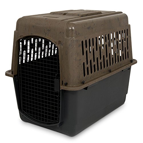 Petmate Ruffmaxx Camouflage Hundehütte Haustier Transportbox & Kiste 91,4 cm (22,7–31,8 kg), Outdoor und Indoor für große, mittelgroße und kleine Hunde – aus recyceltem Material mit von Petmate