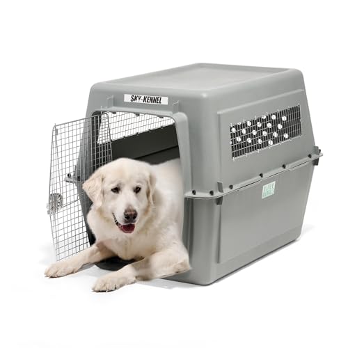 Petmate Transportbox für Hunde, Skykennel No 7 Giant, grey, 122 x 81 x 89 cm von Petmate