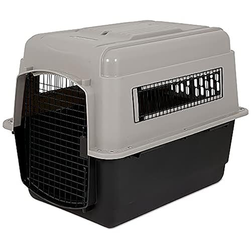 Petmate Ultra Vari Hundehütte für mittelgroße Hunde (strapazierfähige, robuste Hunde-Reisebox, hergestellt aus recycelten Materialien, 81,3 cm lang) 30 bis 22,7 kg von Petmate