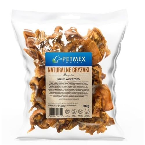 Petmex Snack für Hunde, Erwachsene, Schwein, 500 g von Petmex
