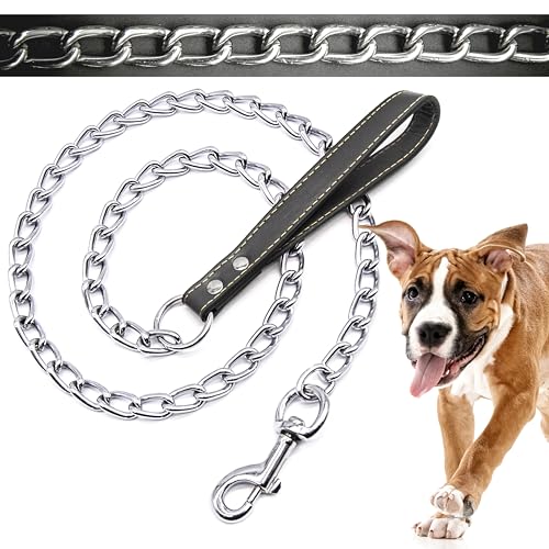 Premium-Hundeleine mit Gurt, kaufest, strapazierfähig, Outdoor-Hund, Camping-Zubehör, Spazierengehen, Hundeleine, Trainingsleine für Hunde, Schwarz, 3,5 mm (120 cm) von Petopedia