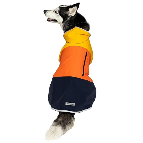 Eddie Bauer E23210L Ravenna Windjacke für Hunde, Colorblocked, Größe L, Orange und Blau von Petrageous