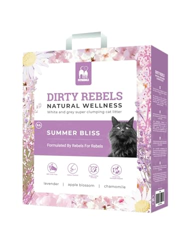 Petrebels Katzenstreu Natural Wellness, 9,5 Liter, Summer Bliss Duft, 100% Natürlich von Petrebels