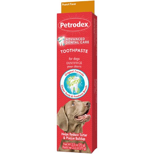 Petrodex Natürliche Zahnpasta Hund – Peanut – 2,5 Oz von Petrodex