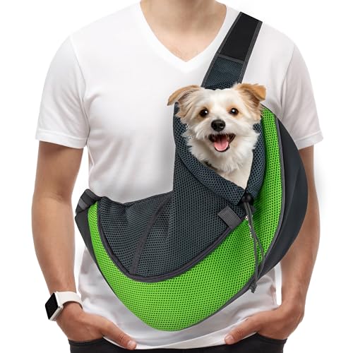 PETROPOLIS Sling Pet Carrier Pet Carrier for Cat and Dog, Hands Free Pet Carrier, Adjustable Shoulder Strap von Petropolis