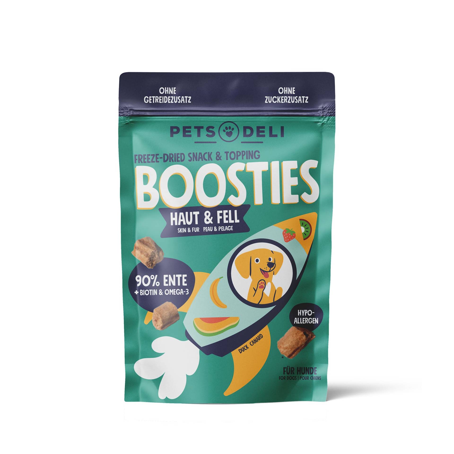 "Boosties" Haut & Fell Ente - 40g "Boosties" Haut & Fell Ente - 40g von Pets Deli