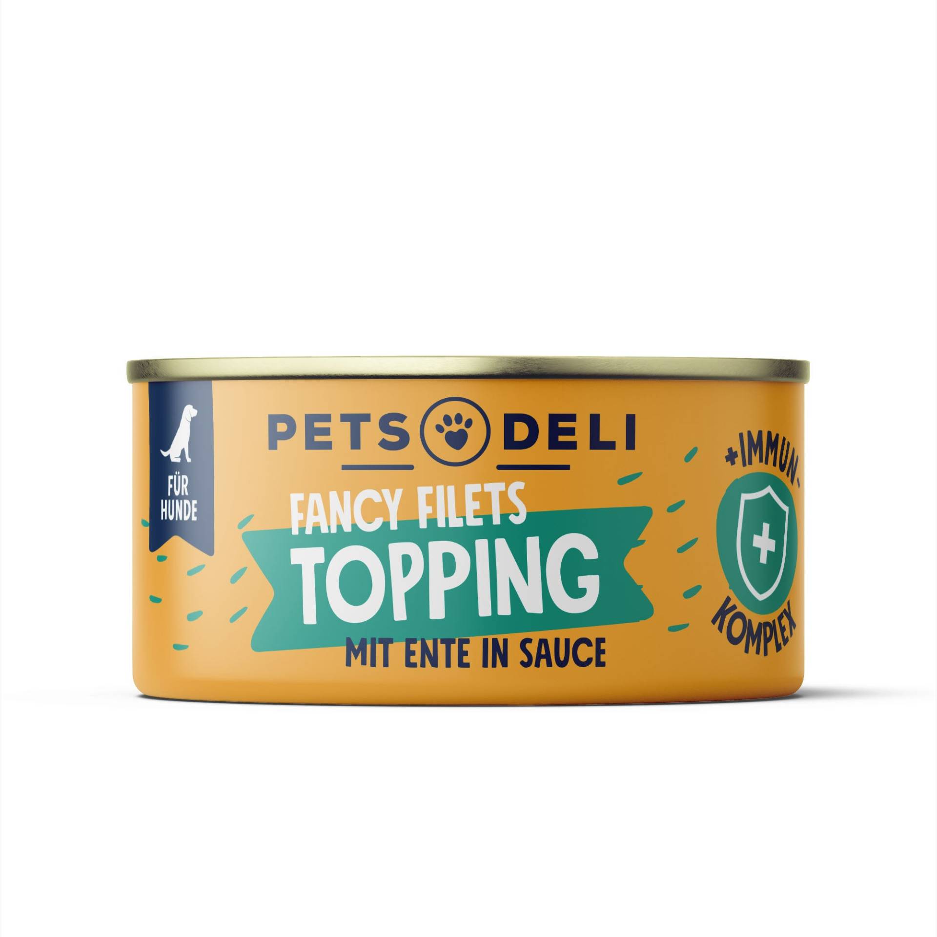 Fancy Filets Topping mit Ente in Soße für Hunde - 70g von Pets Deli