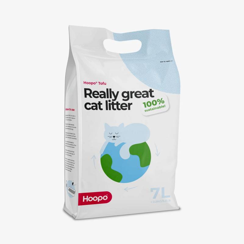 Hoopo® ToFu-Katzenstreu - 7L von Pets Deli