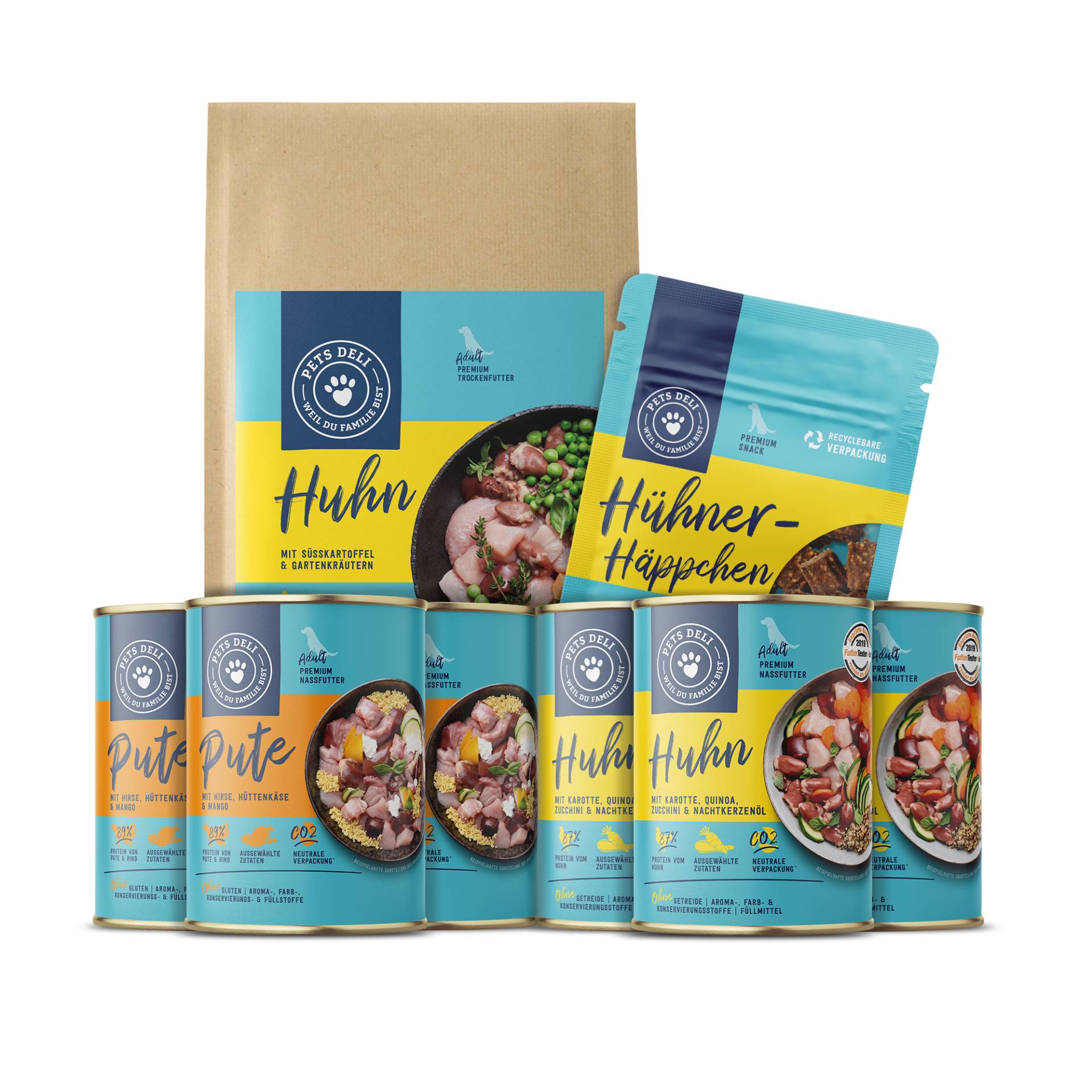 Paid Social Yummy Box für Hunde - 4950g von Pets Deli