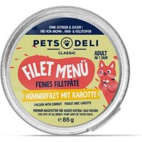 Pets Deli Adult Hühnerfilet Menu mit Karotten & Löwenzahn 12x85g von Pets Deli