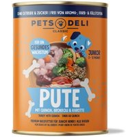 Pets Deli Junior Pute mit Quinoa, Brokkoli & Karotte 6x400g von Pets Deli