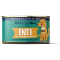 Pets Deli Nassfutter Hund, Ente mit Buchweizen 6x200 g von Pets Deli