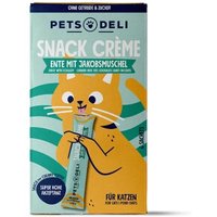 Pets Deli Snack Katze Adult Creme Snack Ente mit Jakobsmuschel für Katzen 8x90 g von Pets Deli