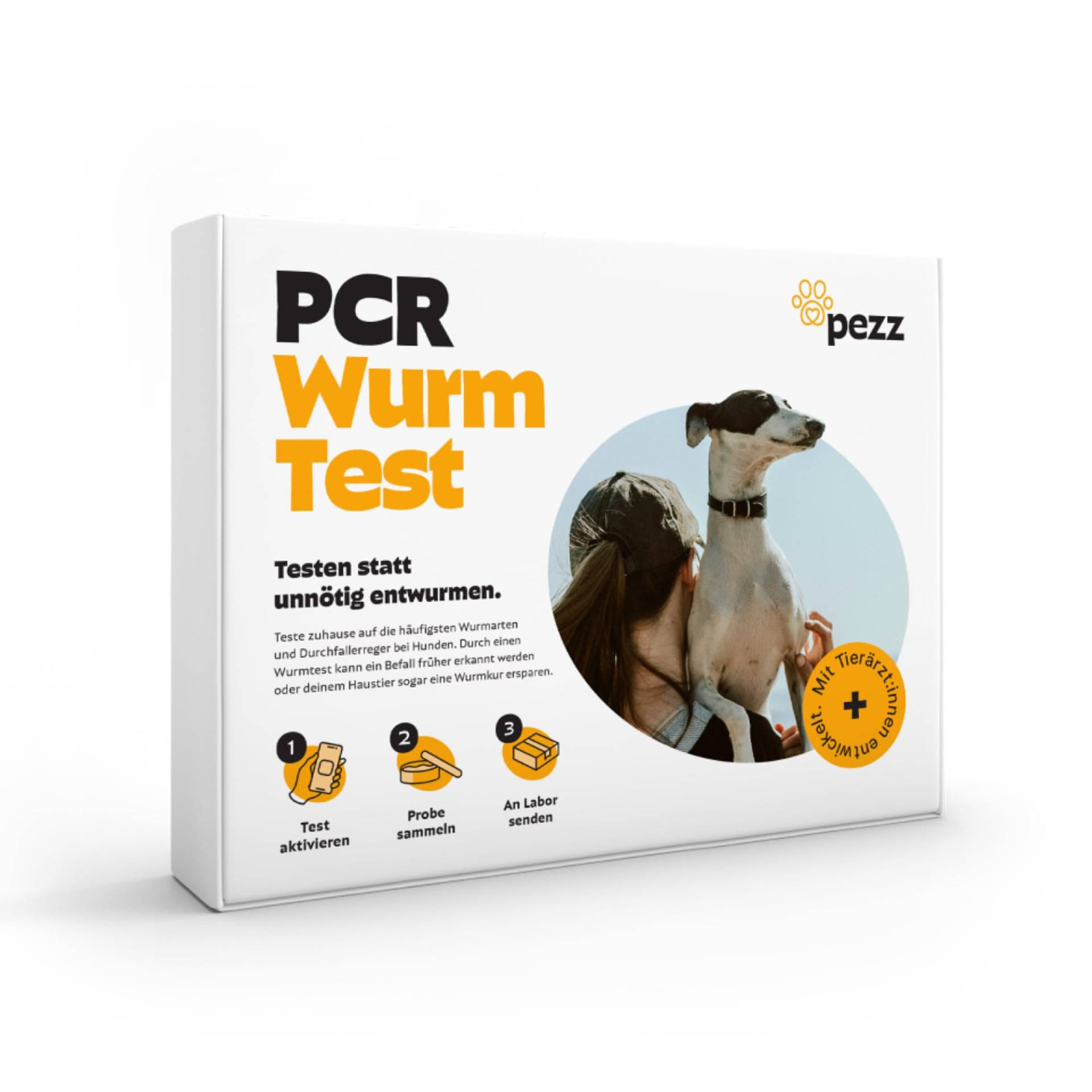 Pezz PCR-Wurmtest für Hunde - Stück Pezz PCR-Wurmtest für Hunde - Stück von Pets Deli