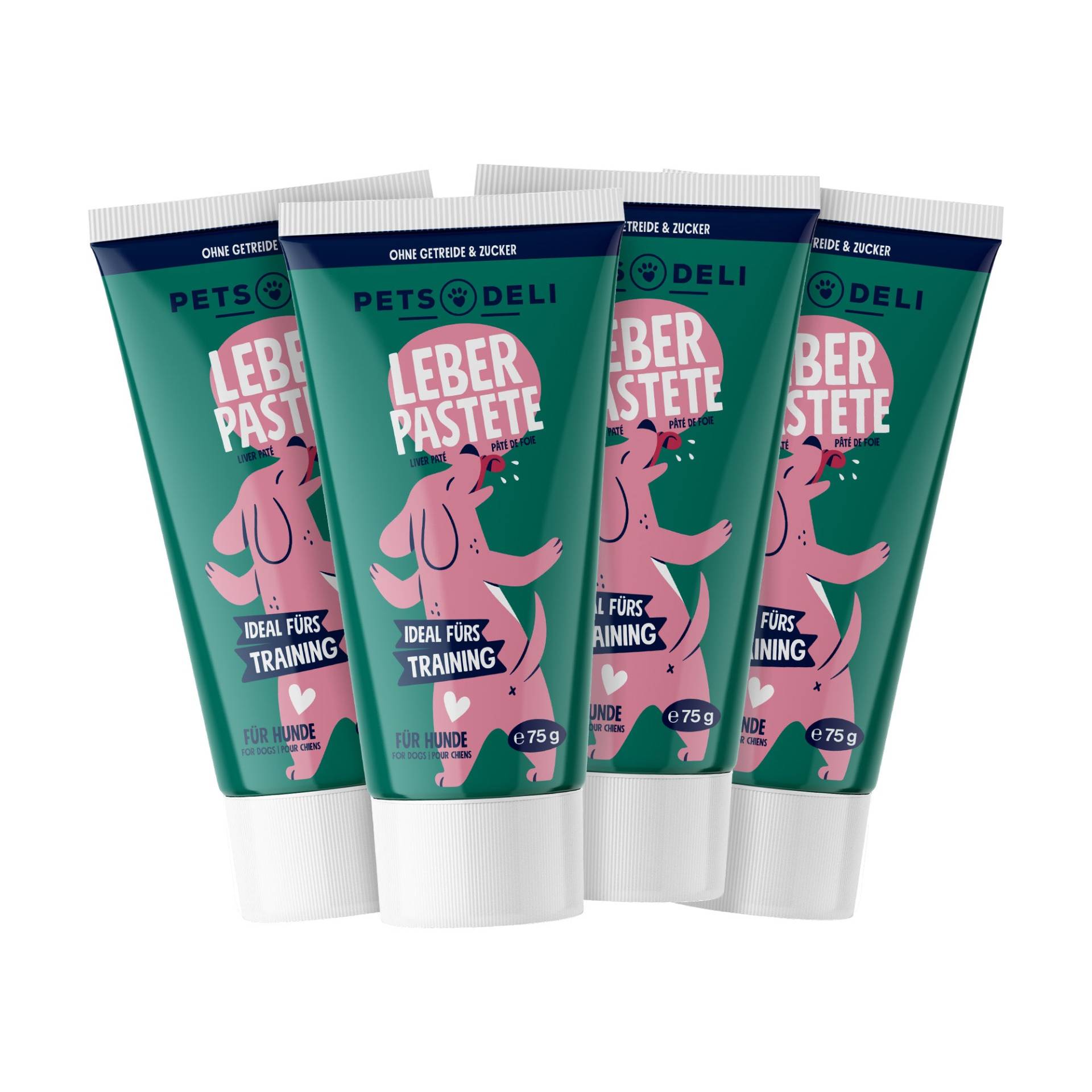 Snack Training Leberpastete für Hunde - 4x75g Snack Training Leberpastete für Hunde - 4x75g von Pets Deli