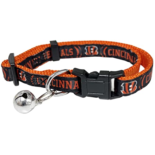 Cincinnati Bengals Katzenhalsband, Satin von Pets First