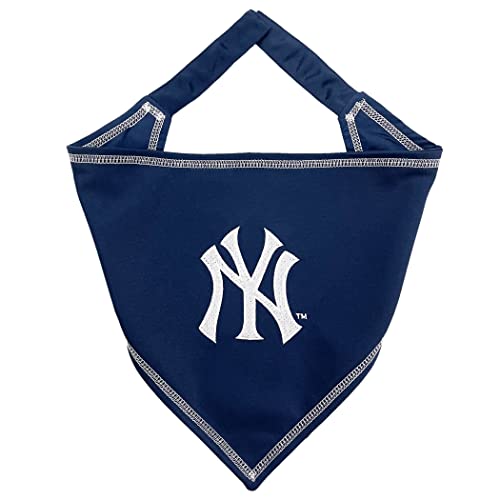 Pets First MLB New York Yankees TIE Bandana Small/Medium Dog Bandana Scarf Bib for Pet Cat Dog The Ultimate Game-Day Party Bandana Birthday Event von Pets First