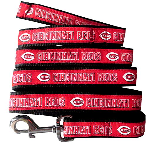 MLB PET Collar Cincinnati Reds Hundehalsband, mittelgroßes Baseball-Teamhalsband für Hunde und Katzen, glänzendes und farbenfrohes Hunde- und Katzenhalsband, lizenziert von The MLB von Pets First